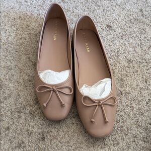 Cole Haan Women's Nude Loafers with Bow